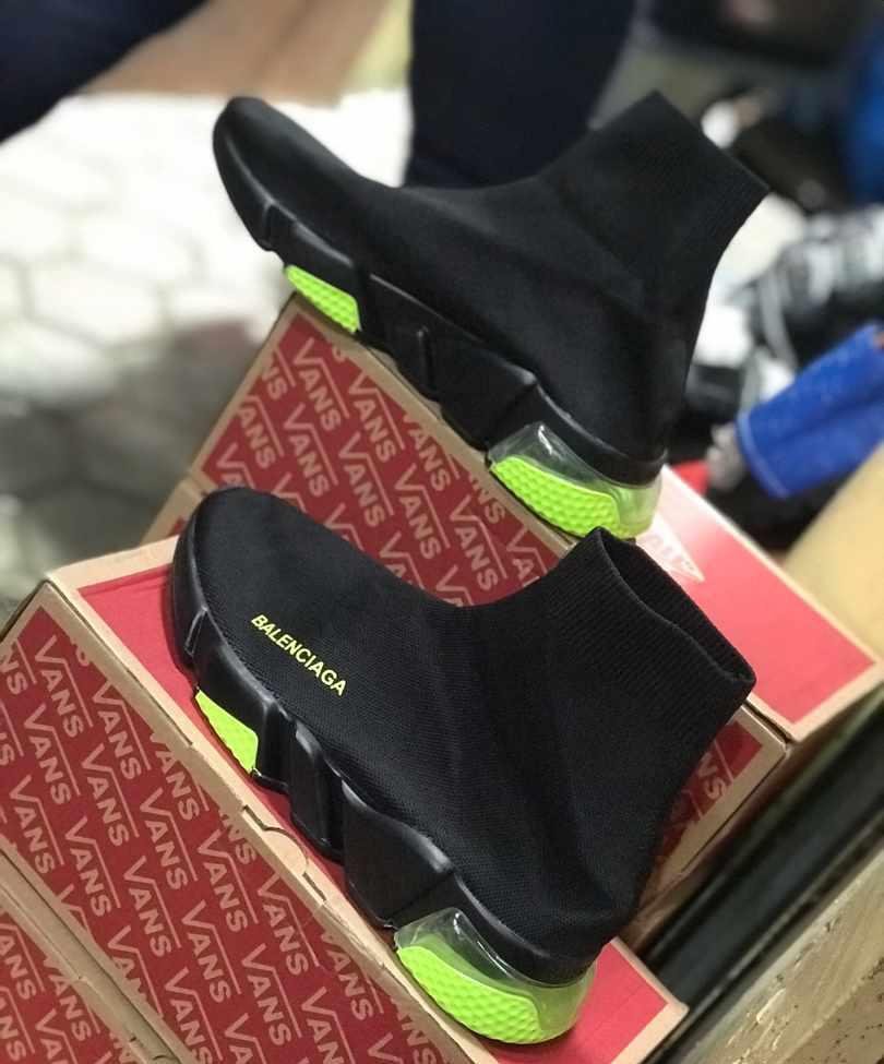 Balenciaga Speed Trainer Green Tube Edtn