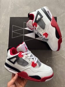 Men's Retro 4 Fire Red Basketball Sneakers