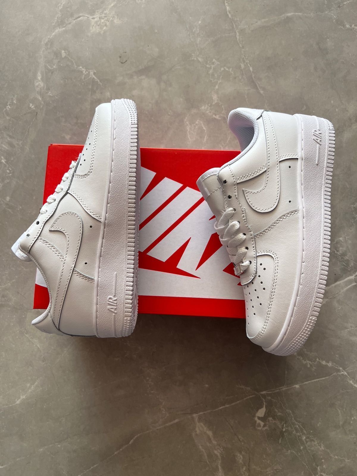 Half Airforce Full Leather Shoes Branded