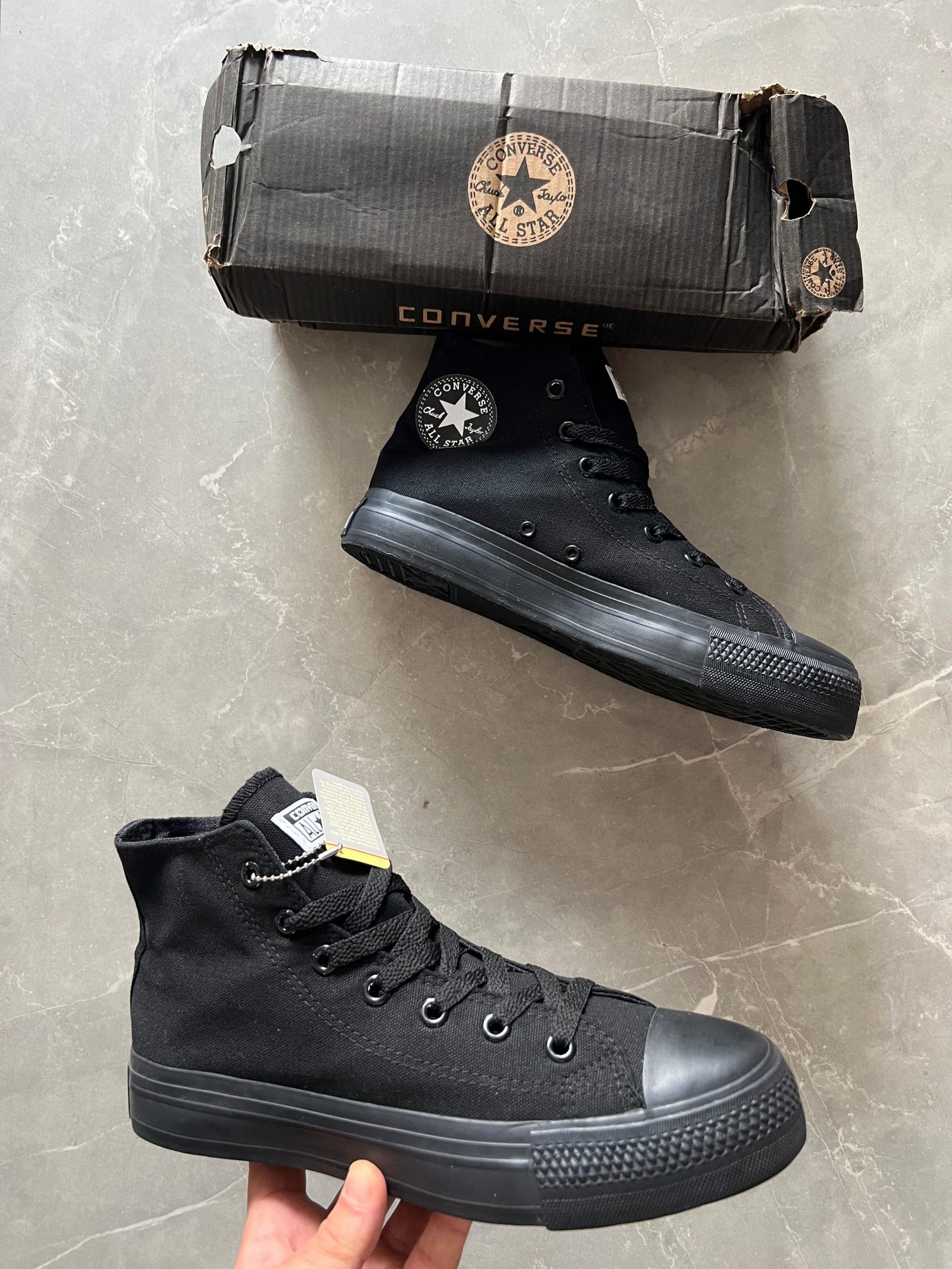 All Star Long Sneaker Full Black On Sale