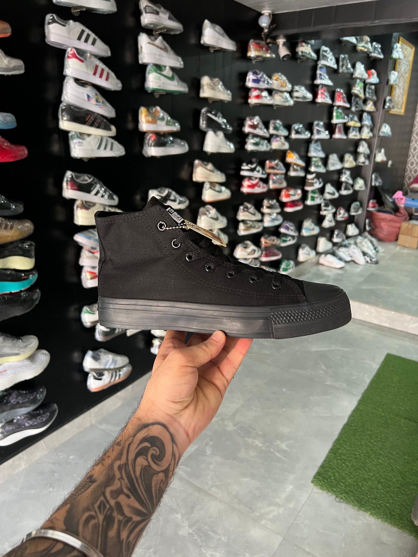 All Star Long Sneaker Full Black On Sale