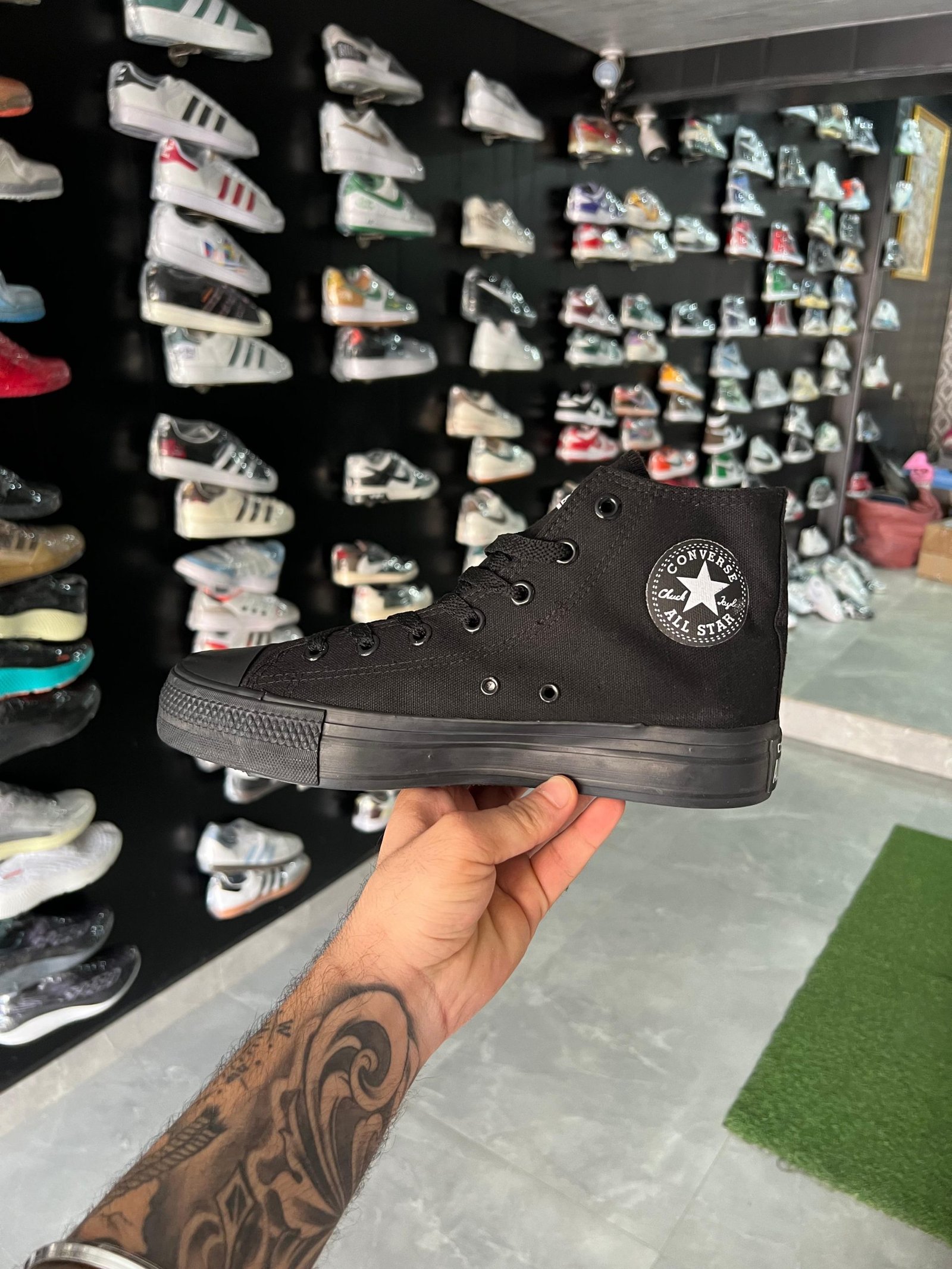 All Star Long Sneaker Full Black On Sale