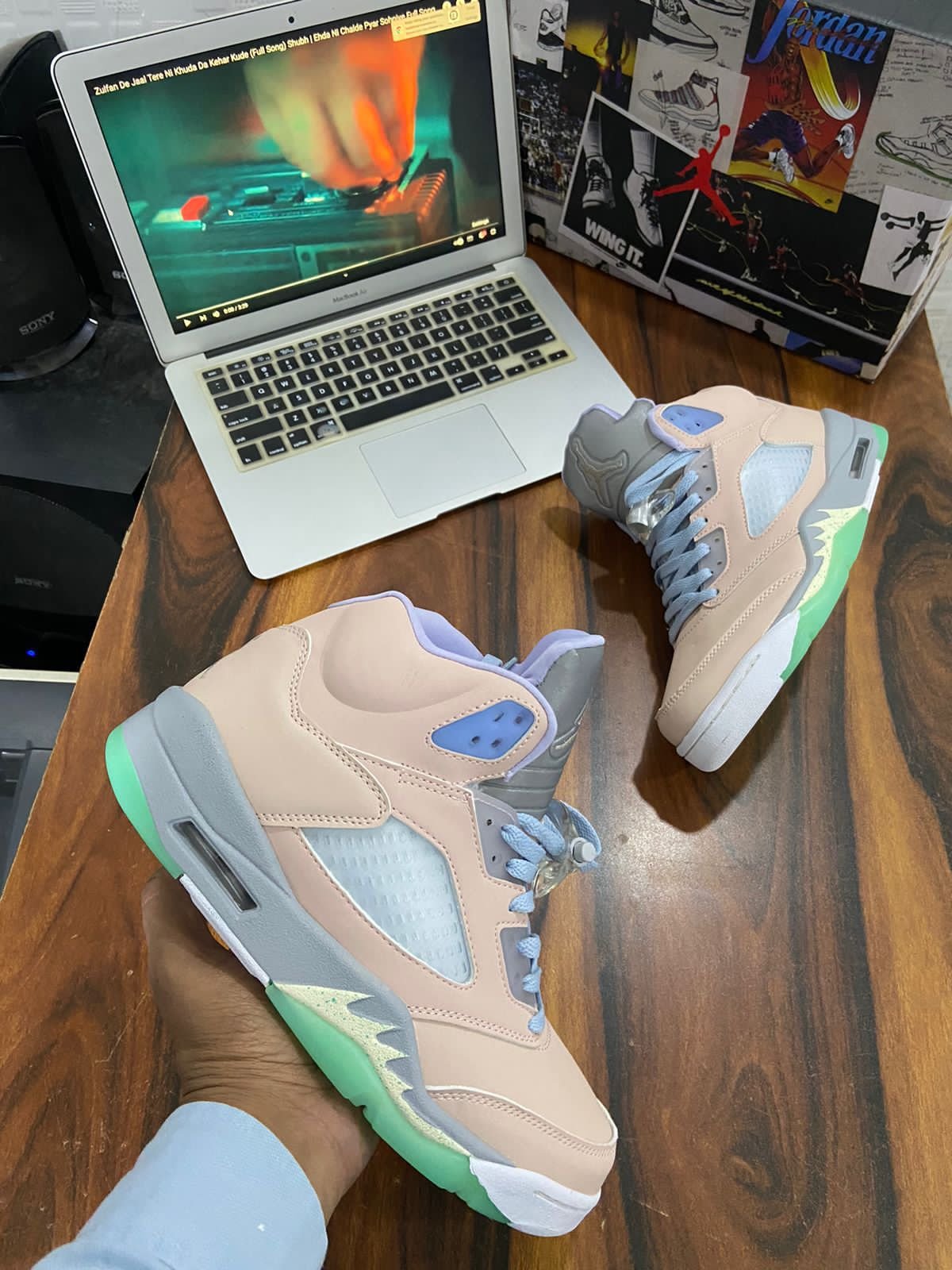 Imported Retro 5 Easter Regal Pink For Him 1 Imported Retro 5 Easter Regal Pink For Him