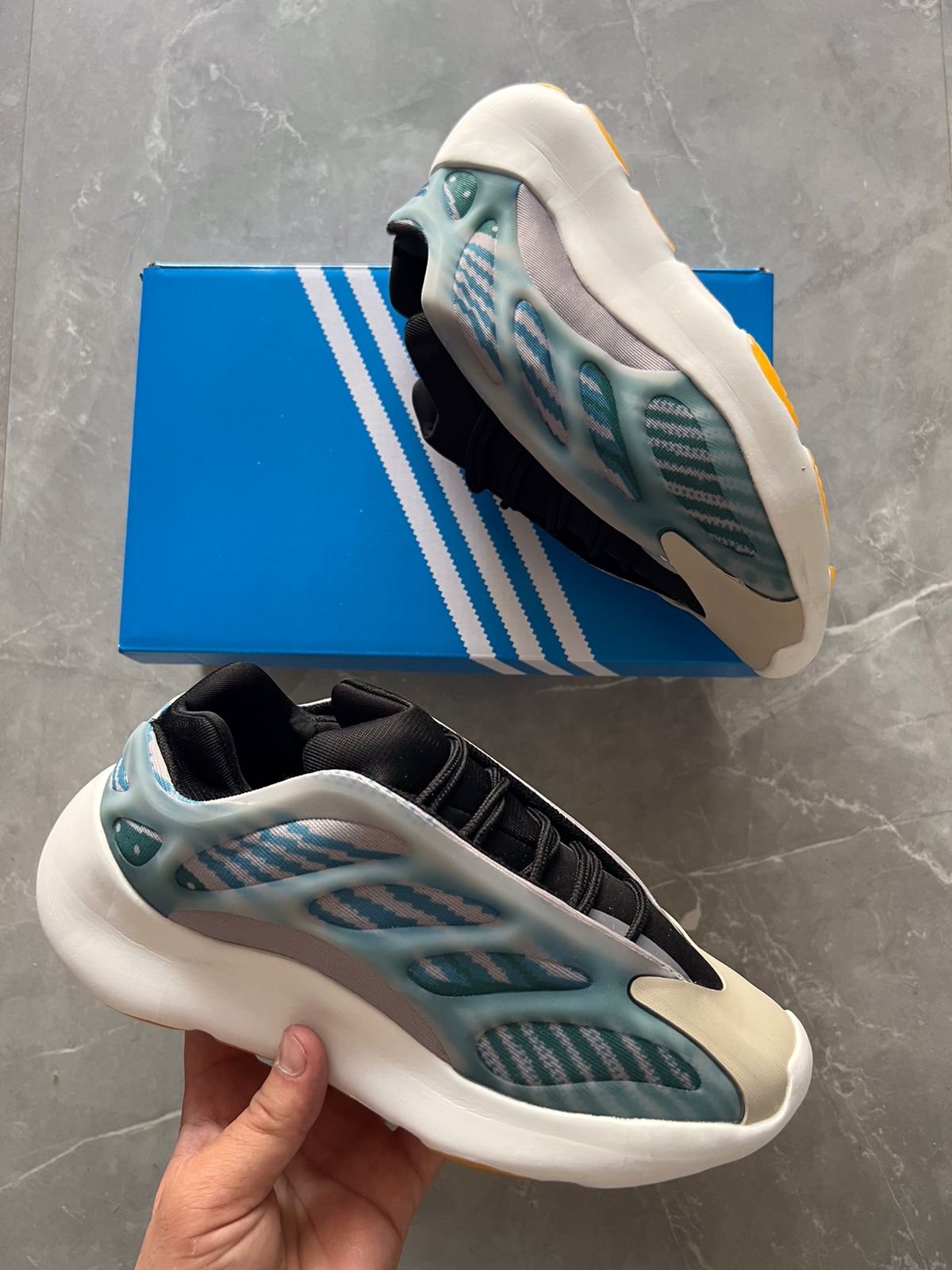 Yezzy 700 V3 Blue Glow In Dark