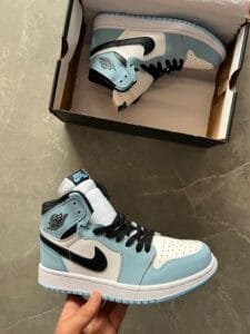 Leather University Blue Retro Sneaker (1)