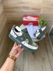 Dunk Green Chrome Hearts Sneakers On Sale