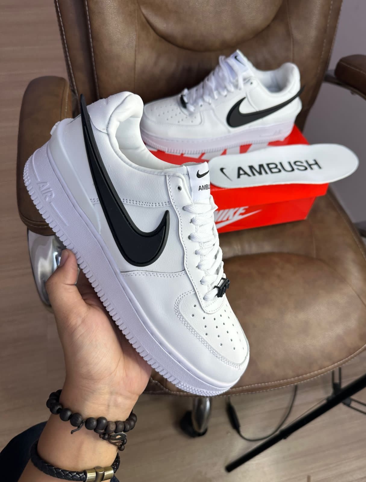 Airforce Ambush Black Tick Sneakers