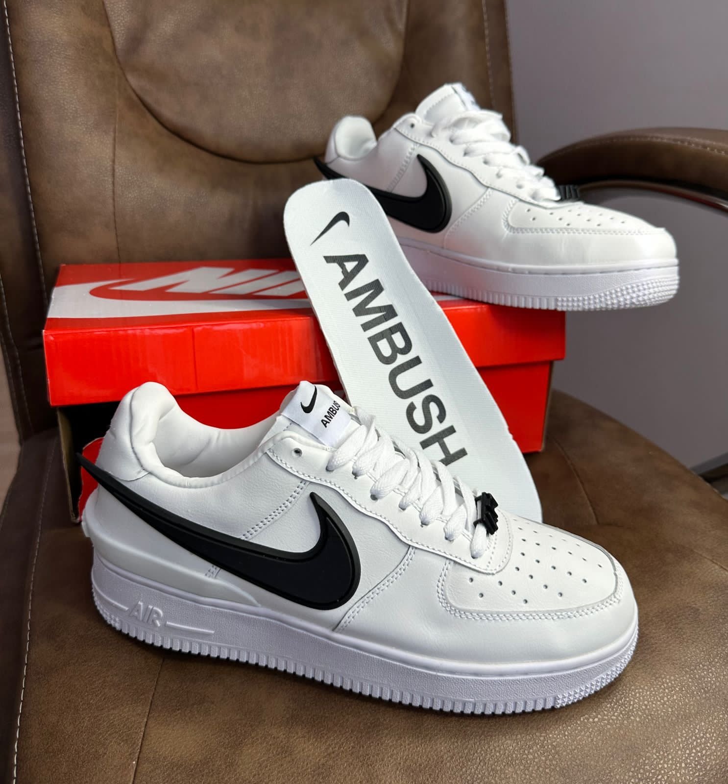 Airforce Ambush Black Tick Sneakers