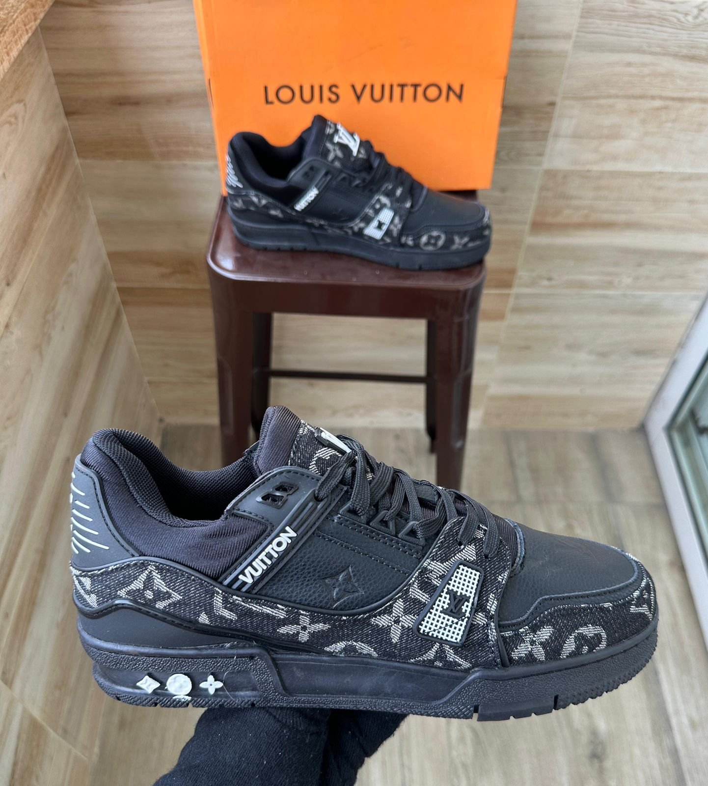 Imported Trainers Shoes Heavy Leather