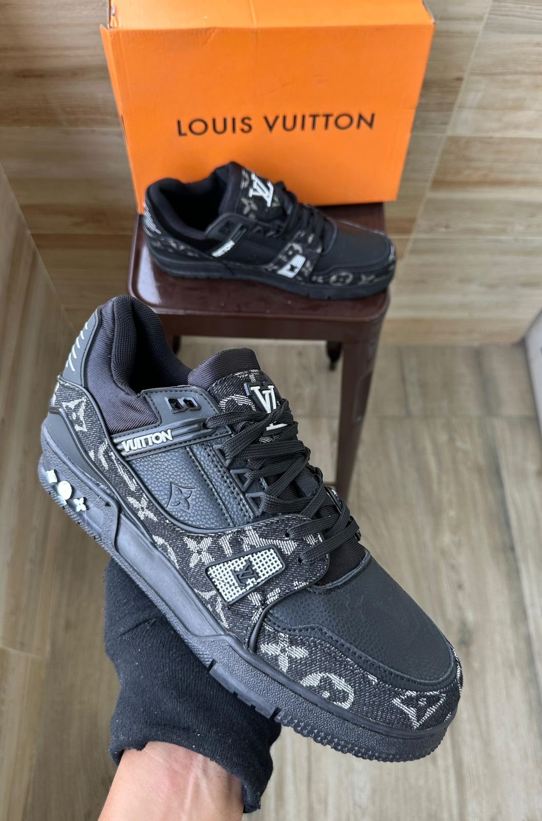 Imported Trainers Shoes Heavy Leather