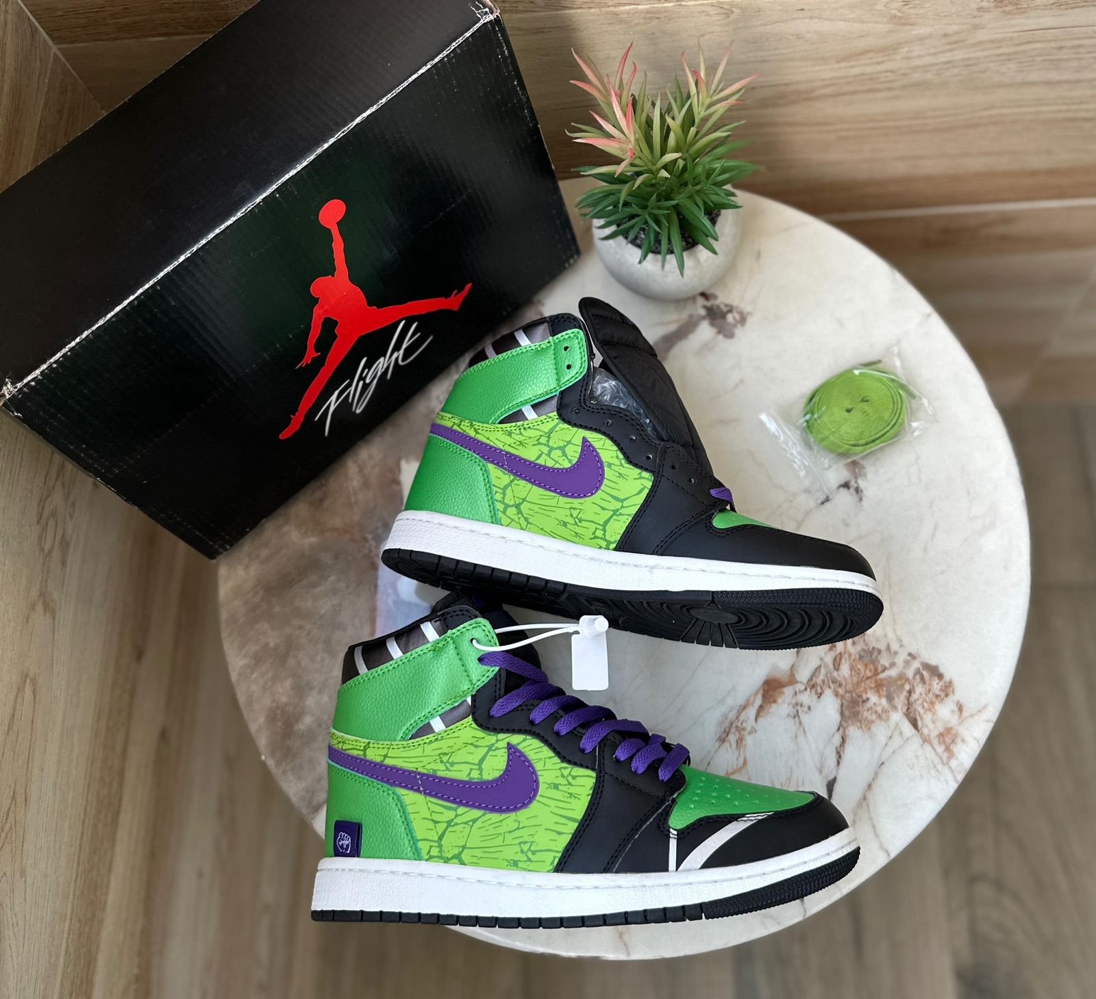 Retro One Hulk Superhero Sneaker