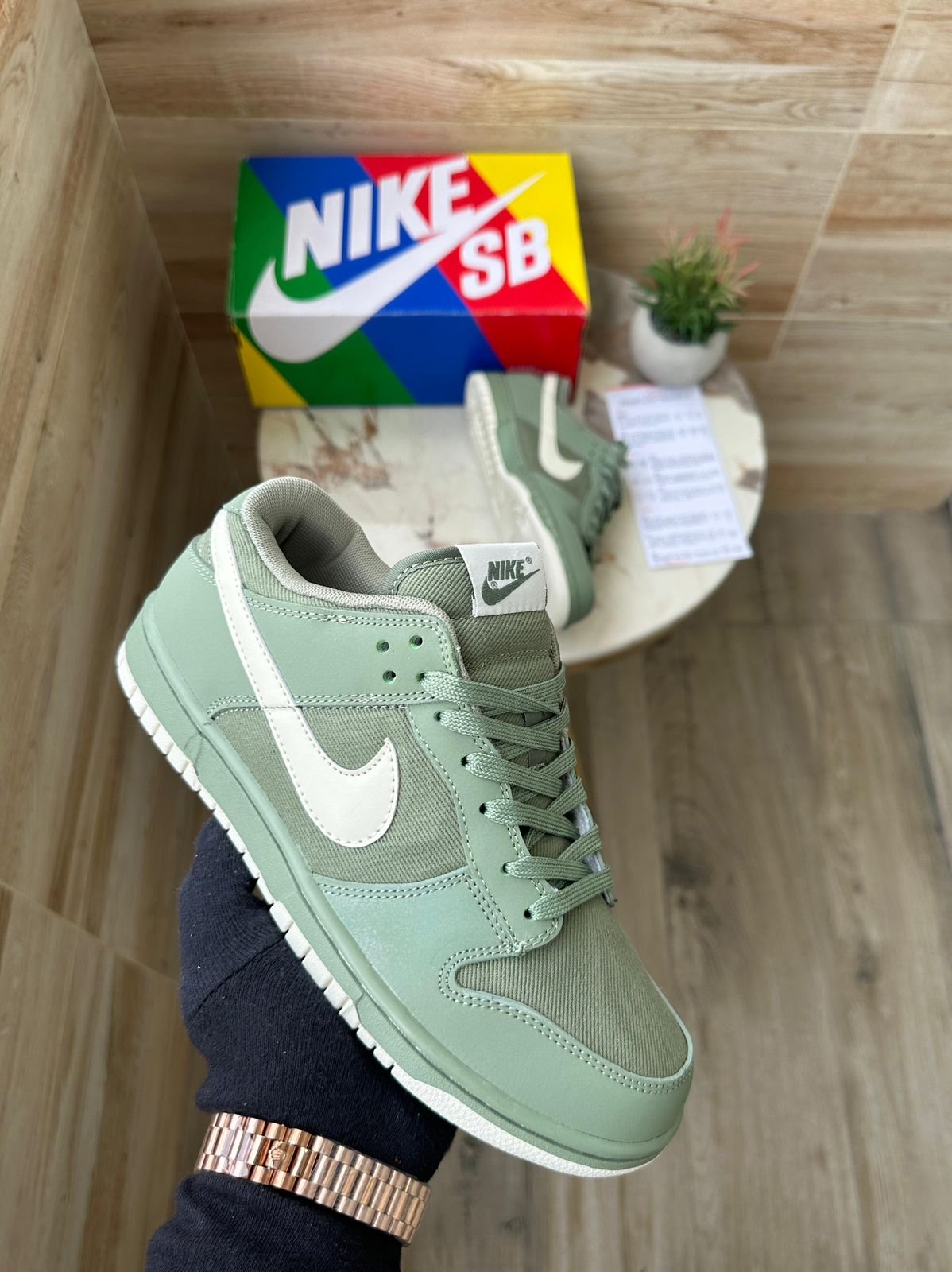 SB Dunk Oil Green Aura Shoes In Stock