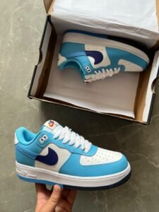 Airforce One Split Light Deep Blue Sneakers