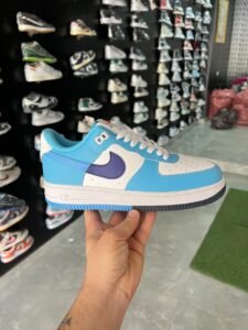 Airforce One Split Light Deep Blue Sneakers