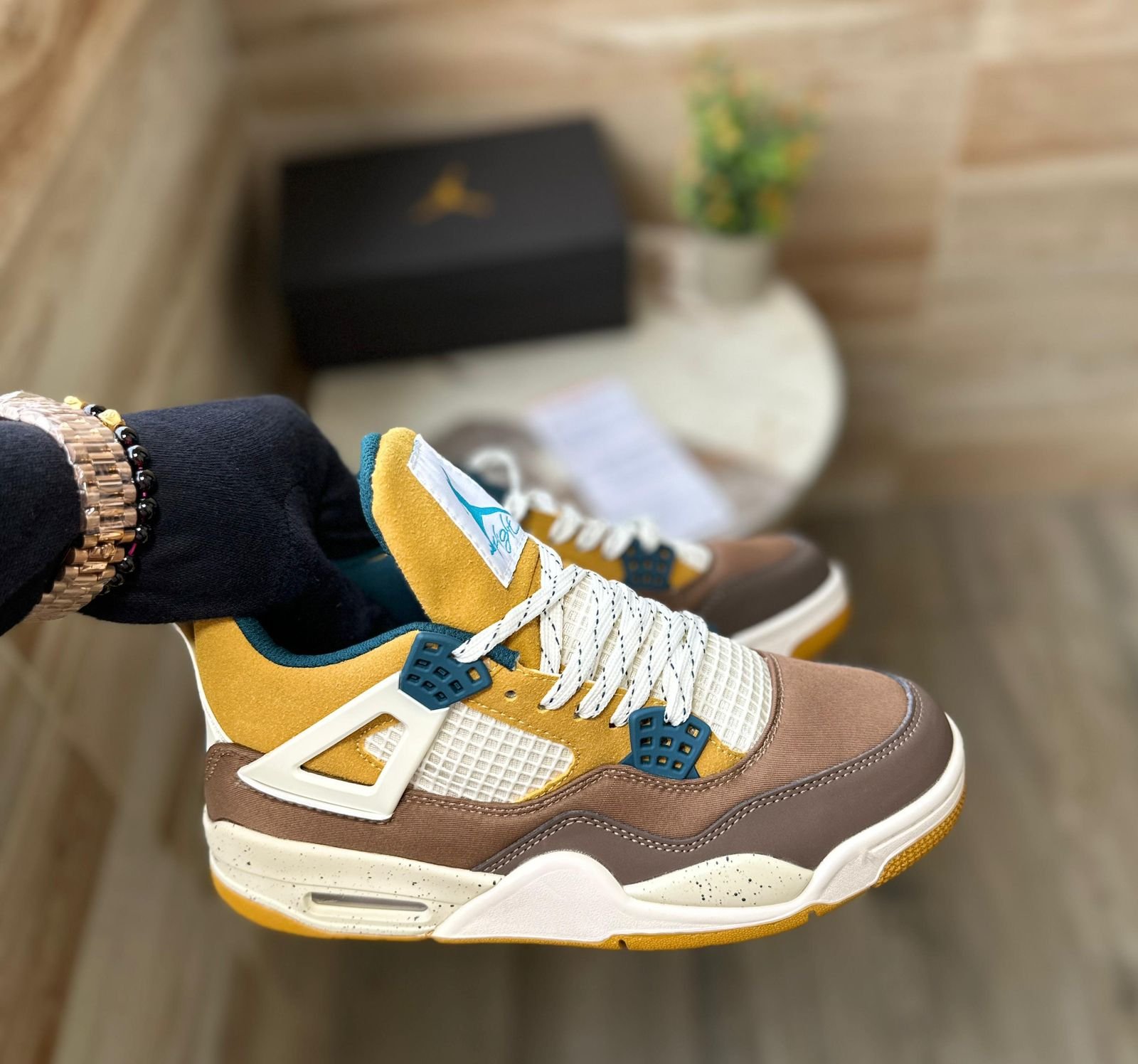 Retro 4 Cacao Wow Sneakers On Sale