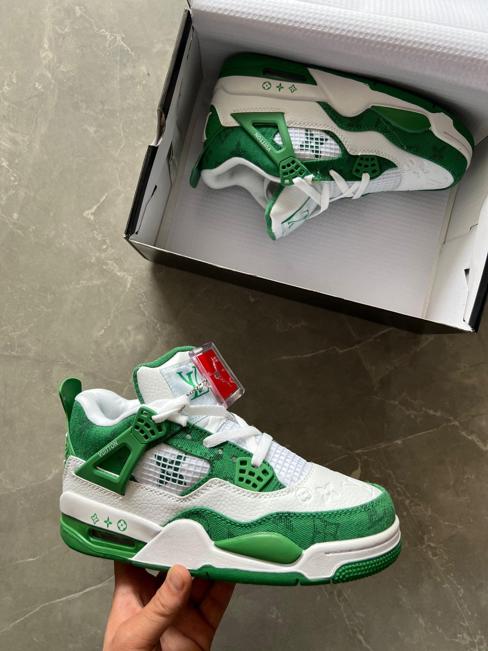 Retro 4 Lv Sneakers For Boys 4 Colors (8) Retro 4 Lv Sneakers For Boys 4 Colors