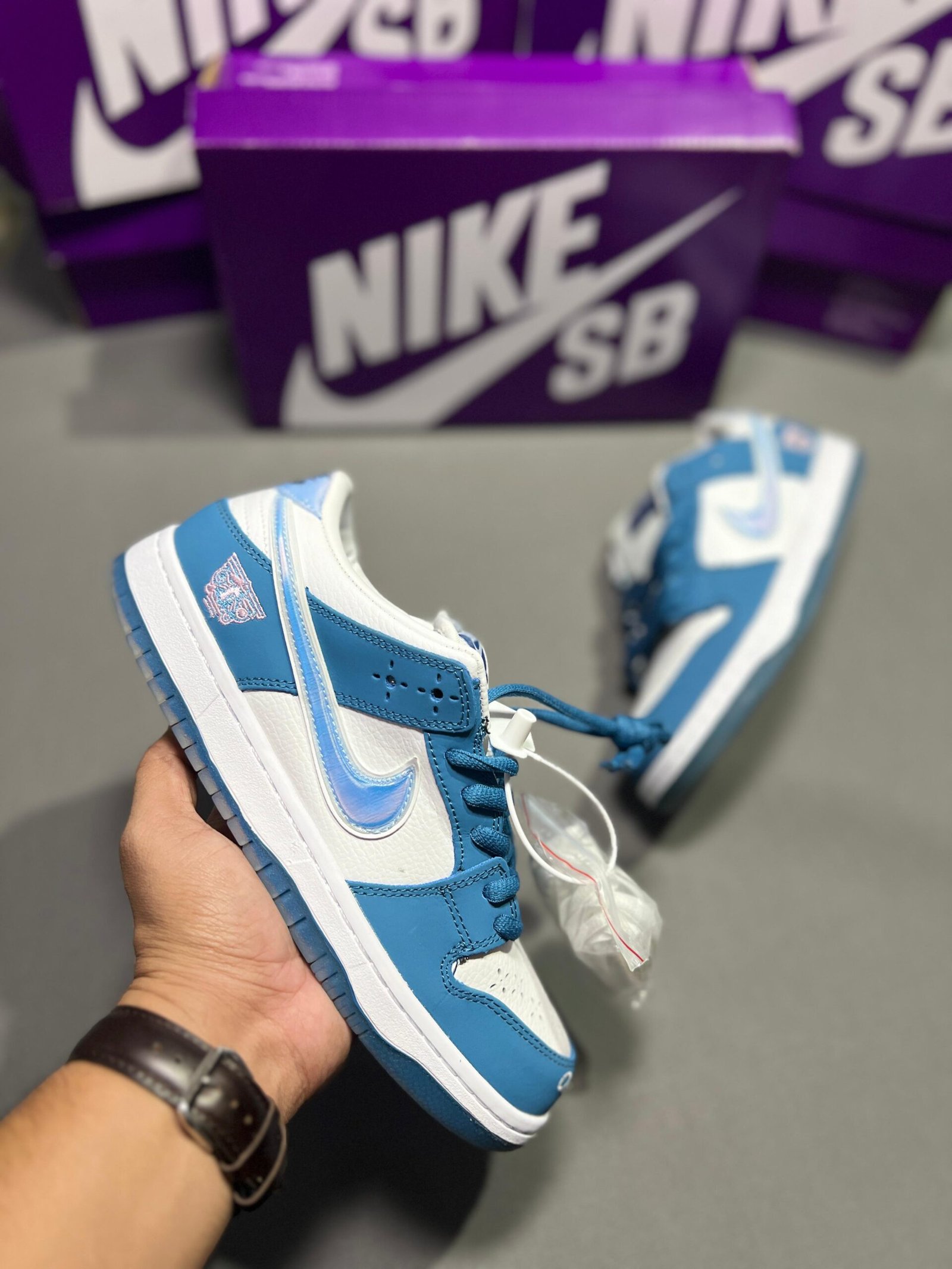 SB Dunk Born X Raised Shoes For Boys