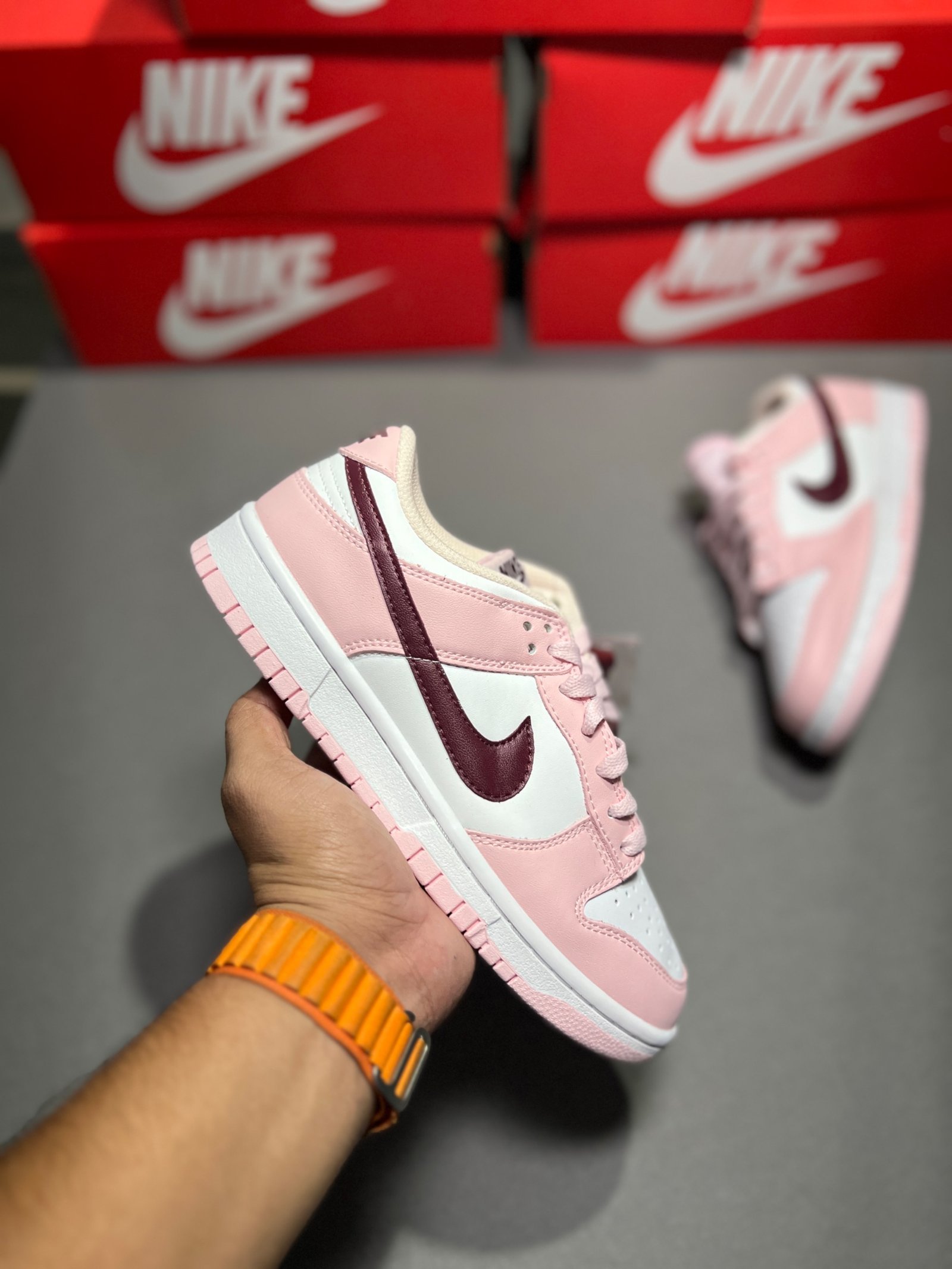 SB Dunk Low Pink Foam Shoes For Girls