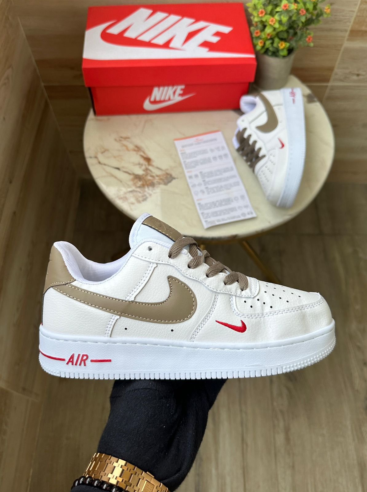 Airforce 1 React 2023 Sneakers 4 Colors Airforce Brown 07 Sneakers Limited Edition