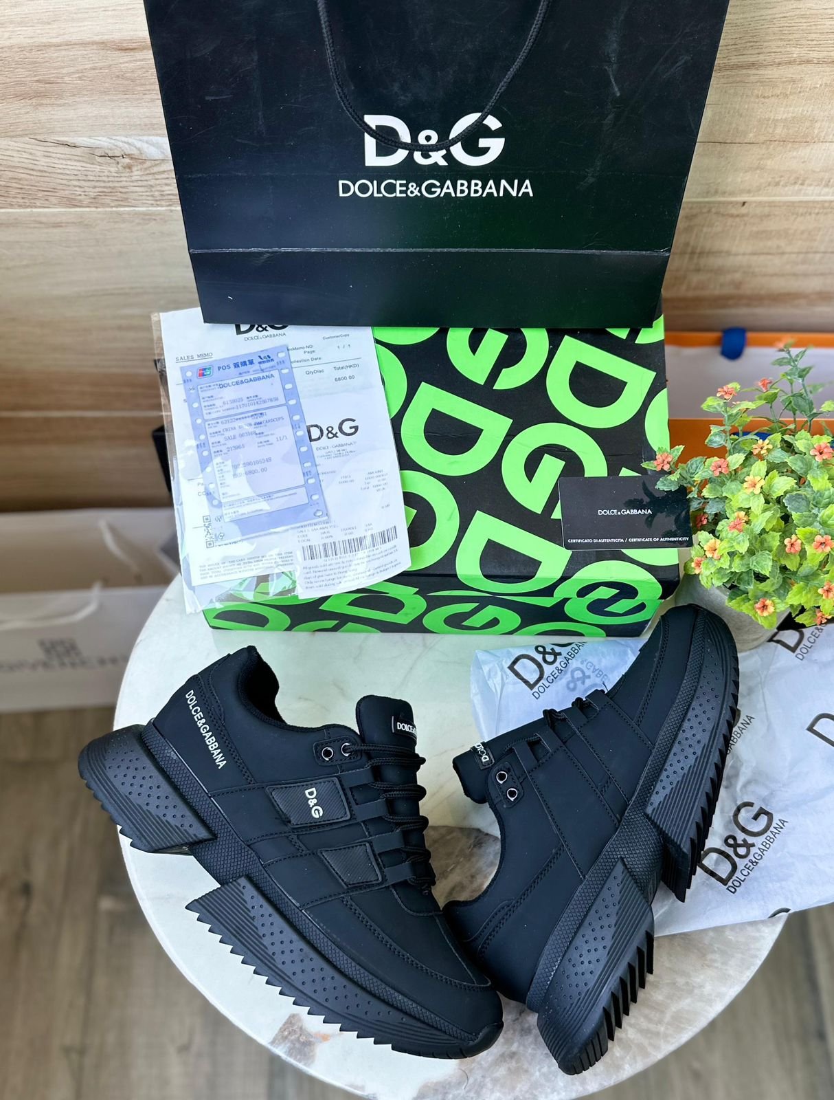 Black Synthetic Laceup Sneakers For Boys