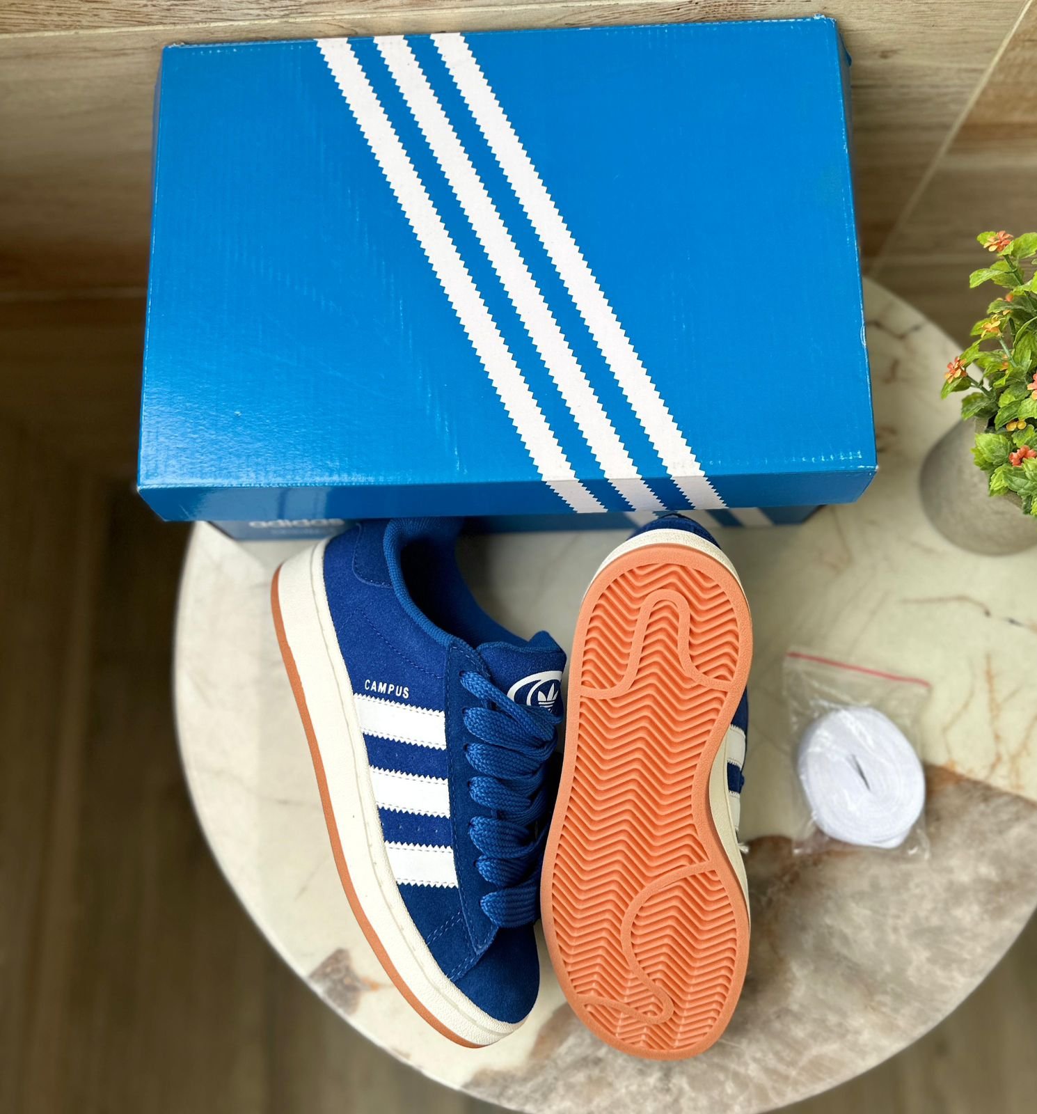 Blue Campus Trainer Shoes For Boys