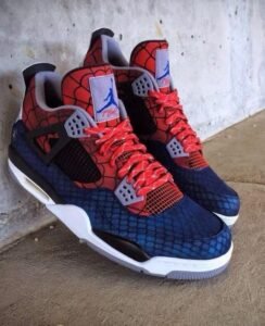 Retro 4 Spiderman Sneakers For Boys