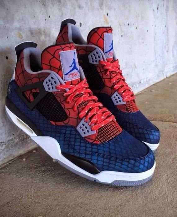 Retro 4 Spiderman Sneakers For Boys