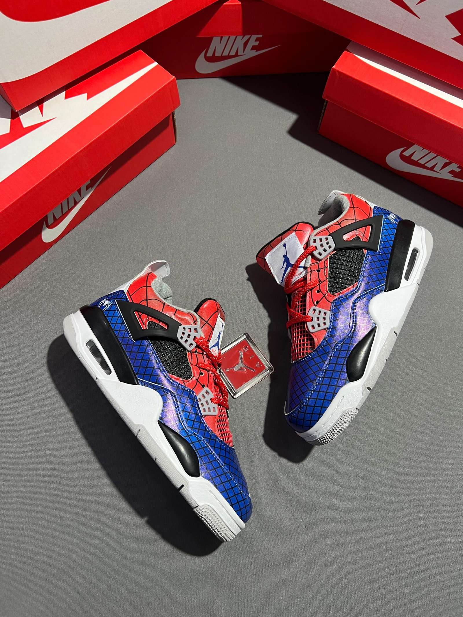 Retro 4 Spiderman Sneakers For Boys