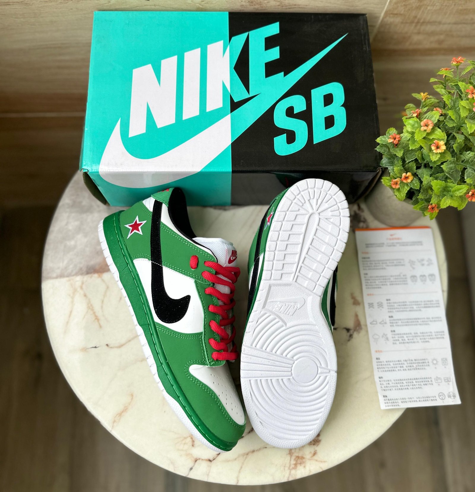 SB Dunk Heineken Shoes In Stock (2) SB Dunk Heineken Shoes In Stock