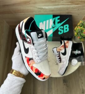 SB Dunk Multi Camo Sneaker For Boys