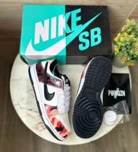 SB Dunk Multi Camo Sneaker For Boys