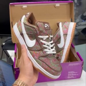 SB Dunk Paisley Brown Shoes In Stock