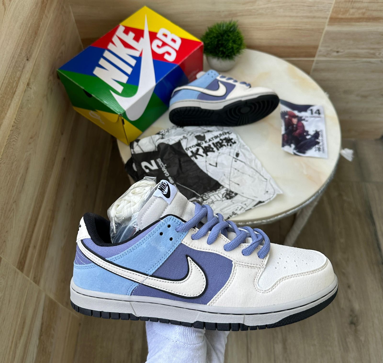 SB Dunk X Otomo Katsuhiro Tricolor Sneakers