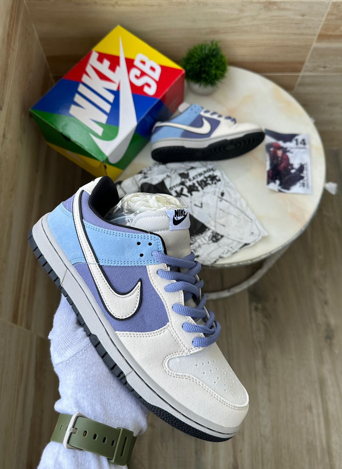 SB Dunk X Otomo Katsuhiro Tricolor Sneakers