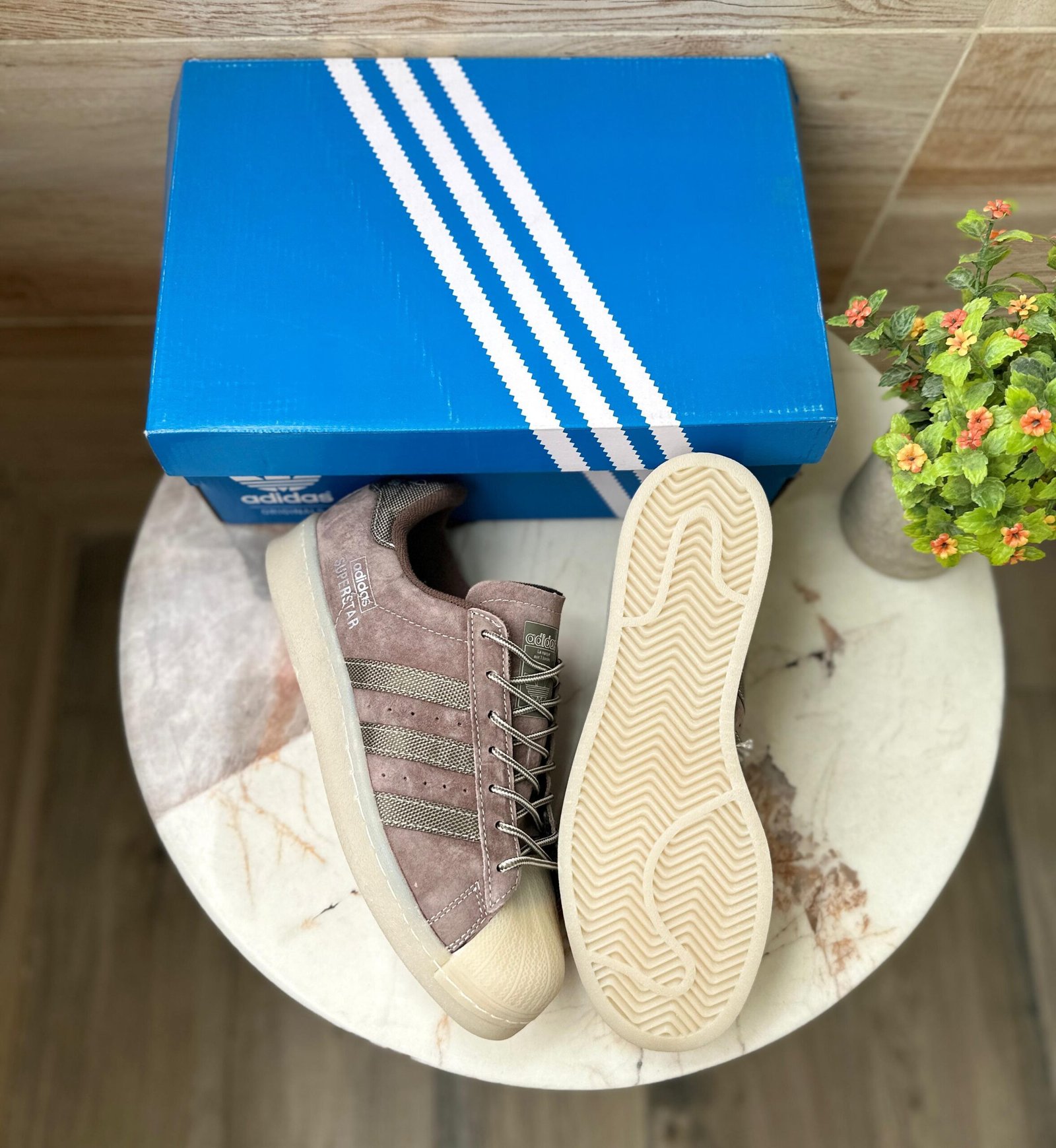 Superstar Brown Sneaker For Sale