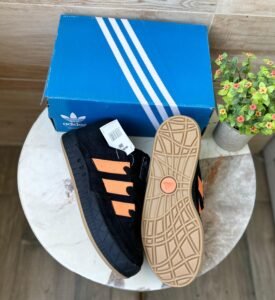 Adimetic Black Orange Shoes For Boys
