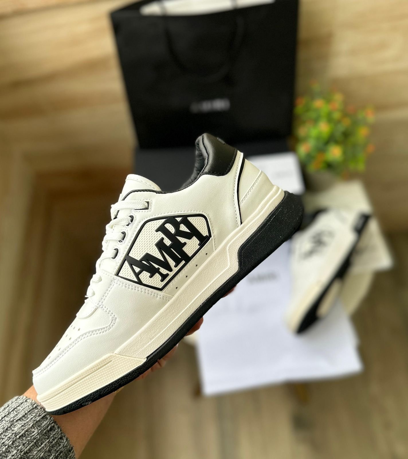 Amiri America White Sneaker For Boys