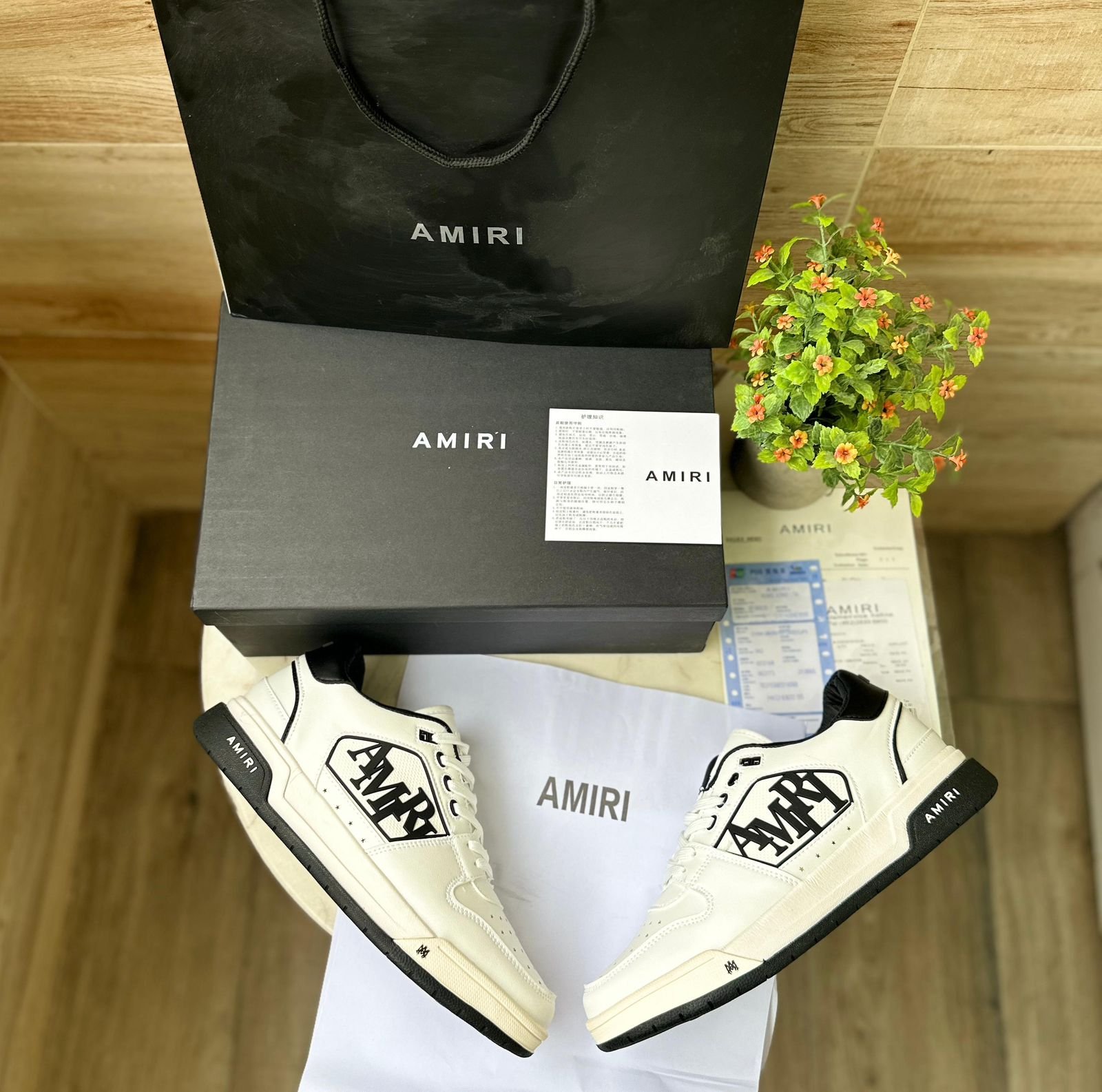 Amiri America White Sneaker For Boys