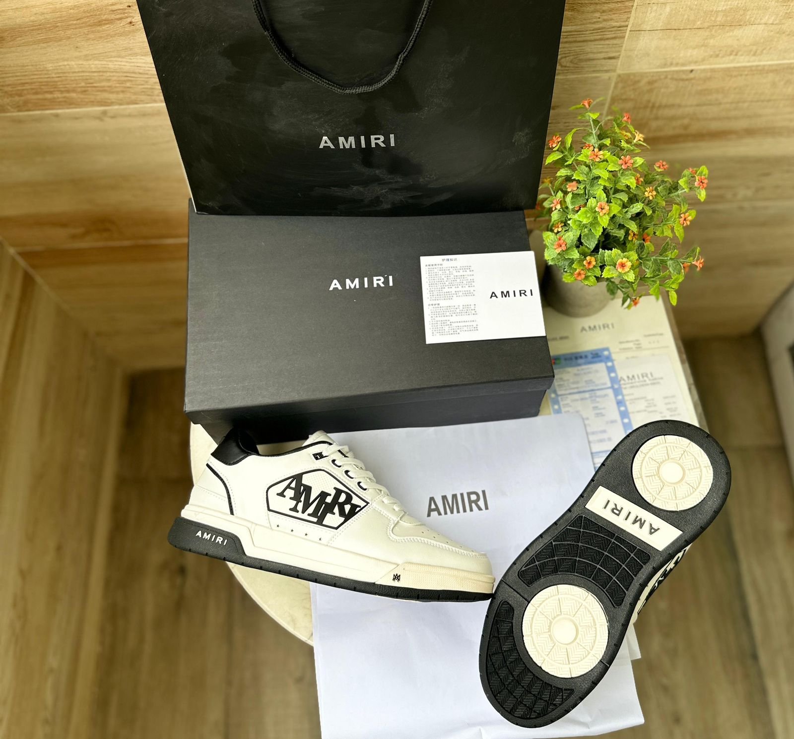 Amiri America White Sneaker For Boys