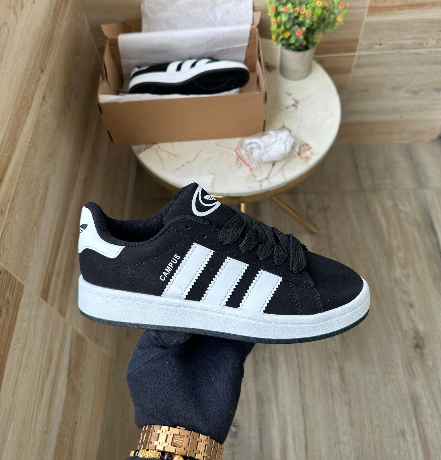 Campus 00s Sneakers For Boys & White