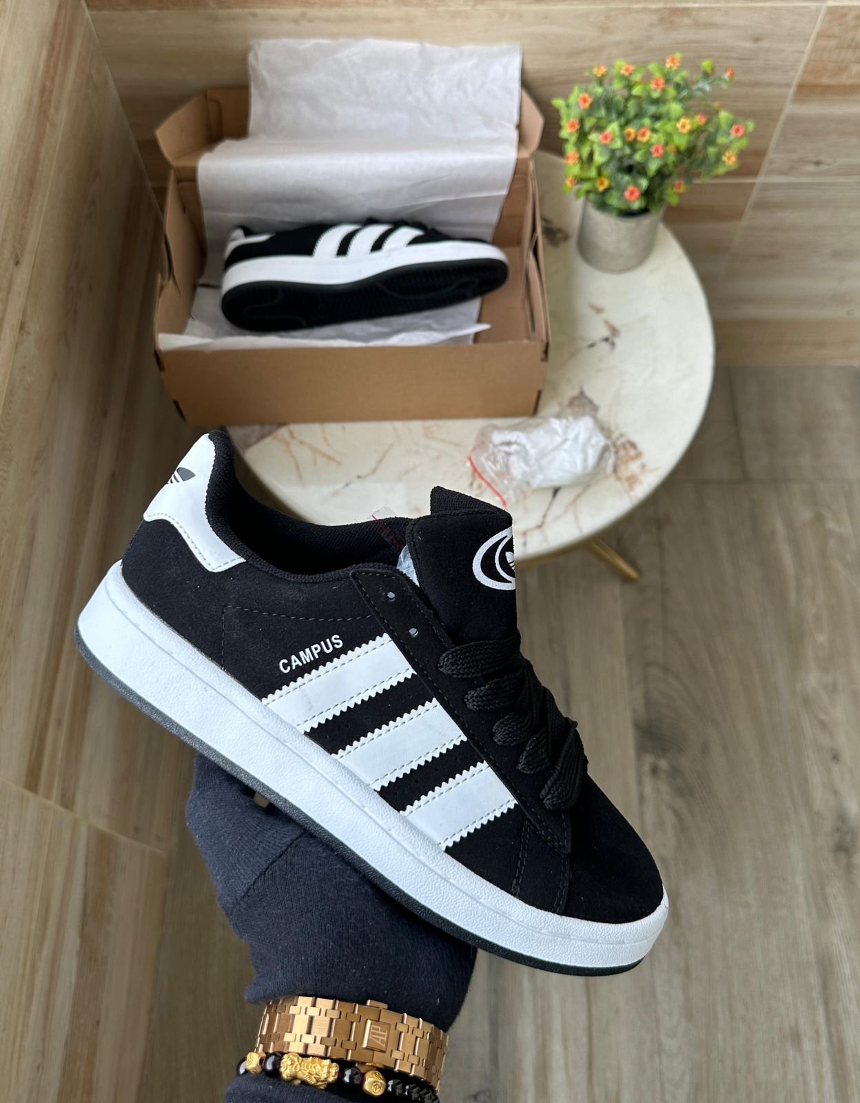 Campus 00s Sneakers For Boys & White