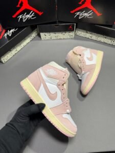 Retro One High Washed Pink Shoes For Girls