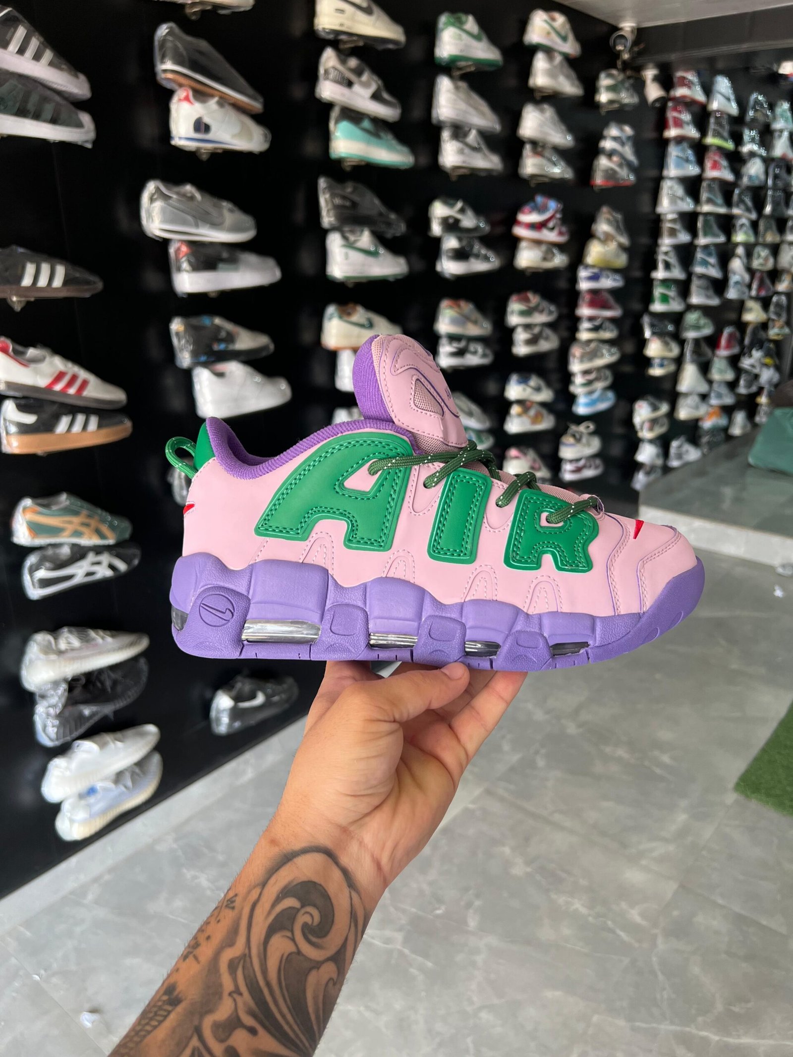 Air Uptempo Ambush Purple Shoes For Boys (2) Air Uptempo Ambush Purple Shoes For Boys