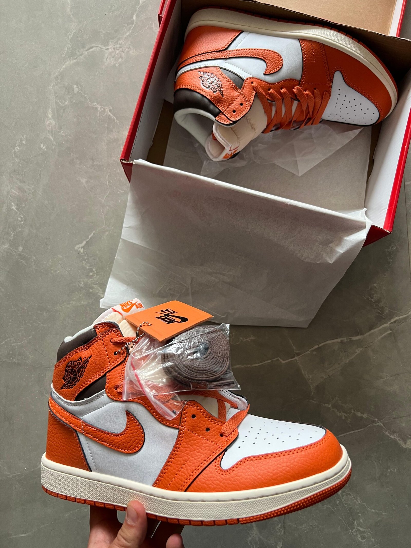 Retro High Starfish Orange Sneakers Limited Stock Retro High Starfish Orange Sneakers Limited Stock