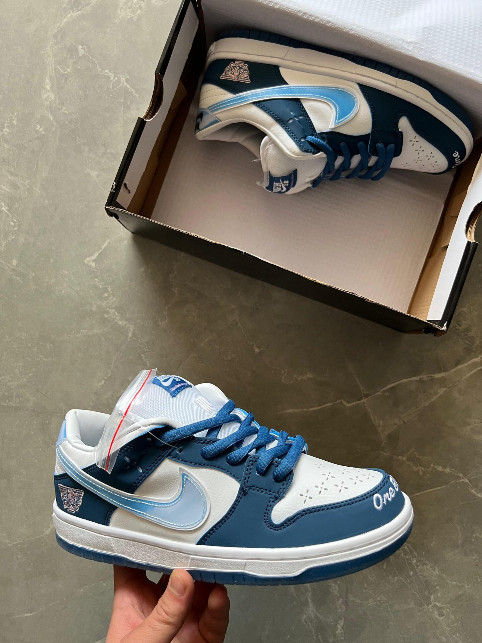 SB Dunk One Block At A Time Sneaker For Boys