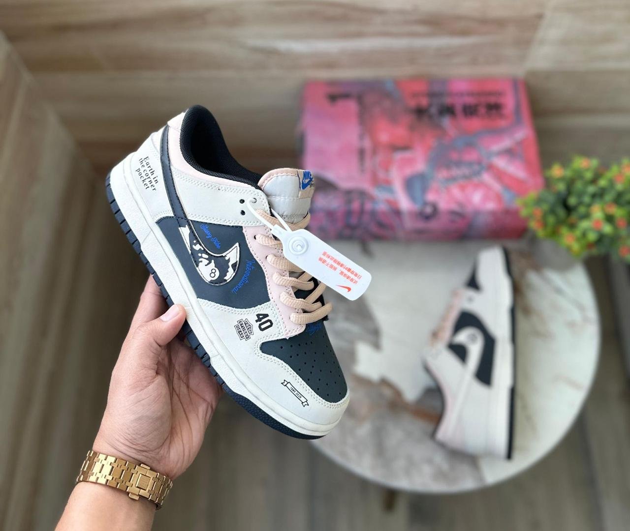 SB Dunk Stussy Sneakers For Boys (1) SB Dunk Stussy Sneakers For Boys