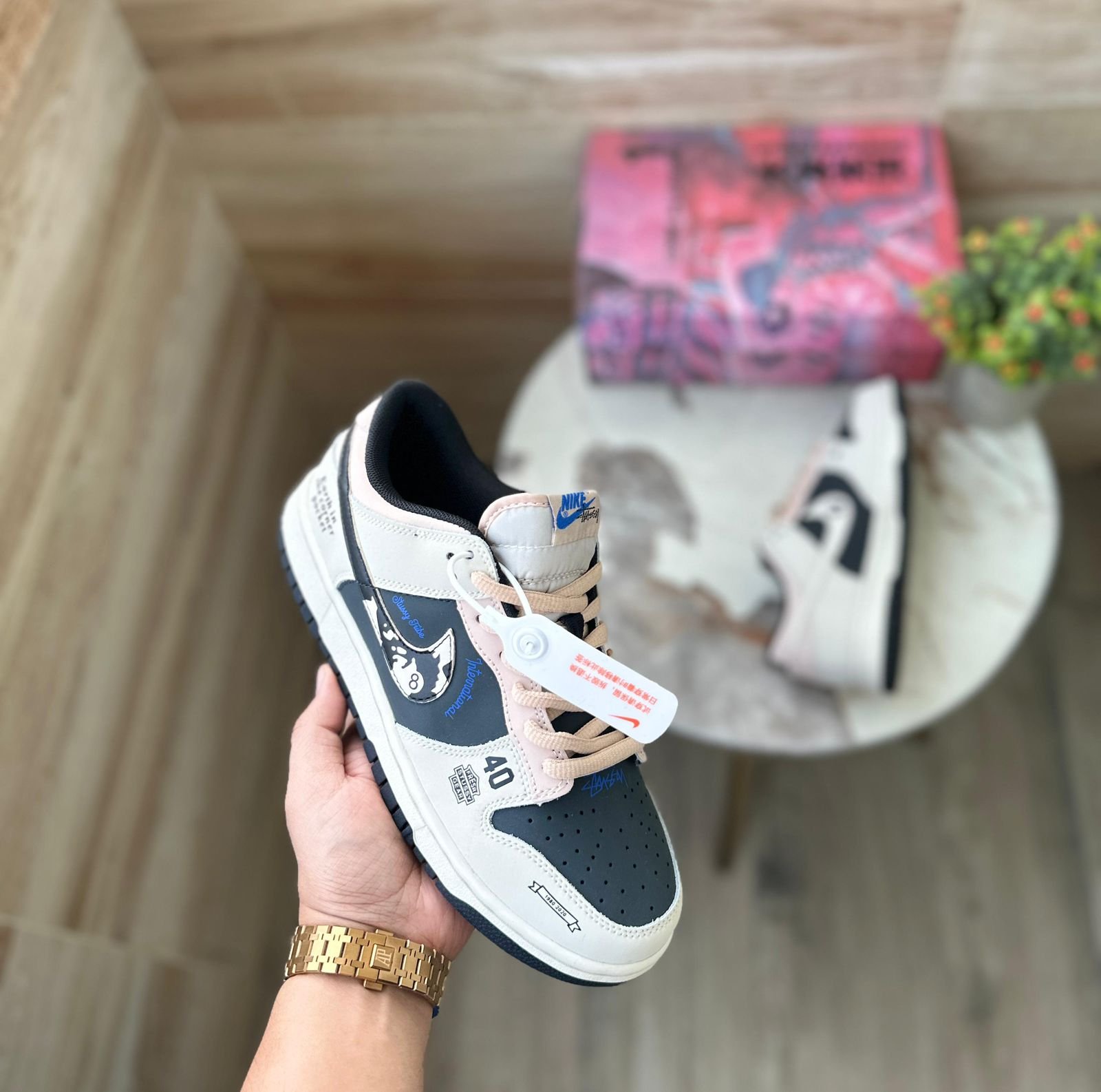 SB Dunk Stussy Sneakers For Boys (2) SB Dunk Stussy Sneakers For Boys