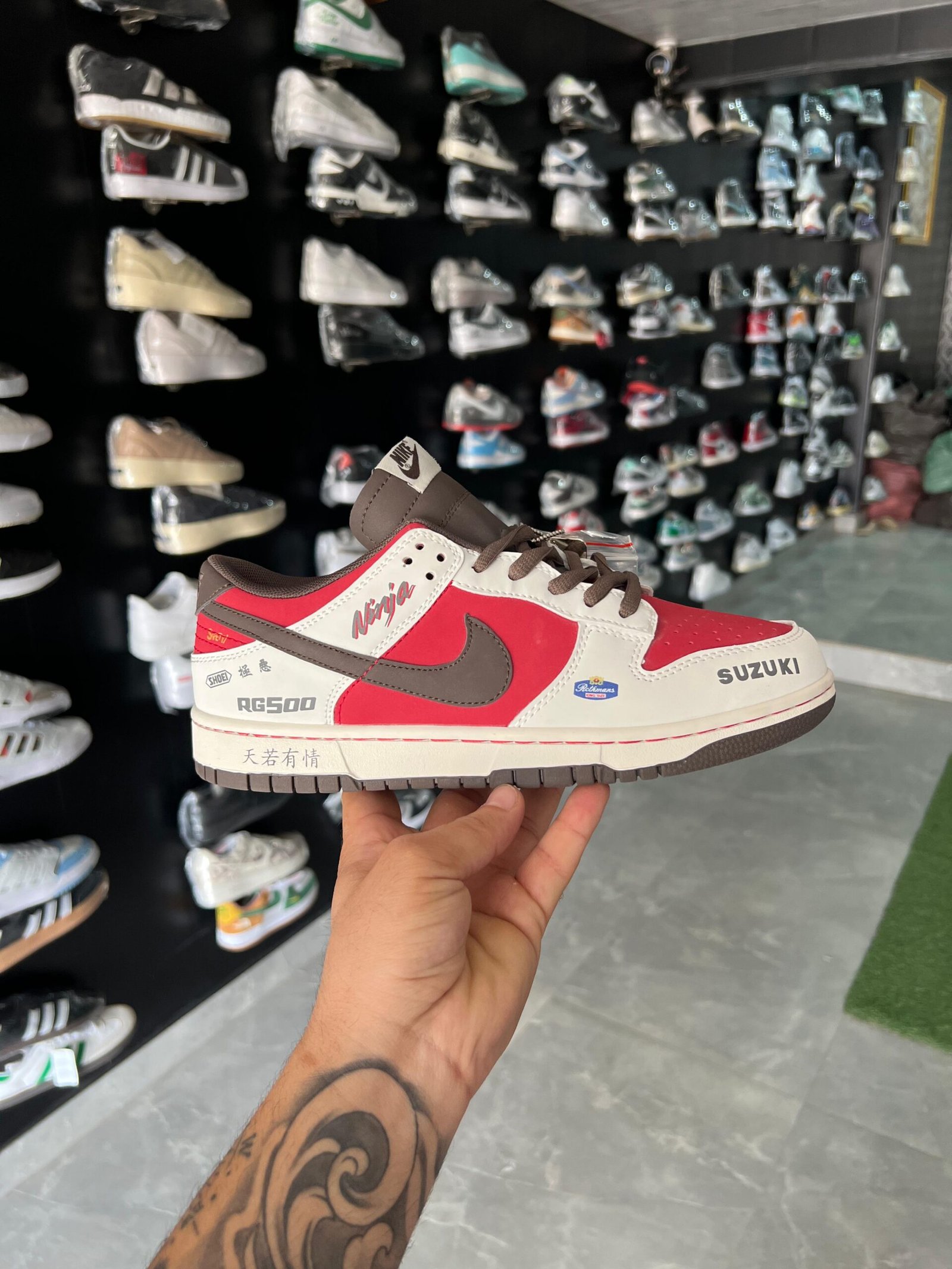 SB Dunk Suzuki Shoes Full Leather Quality (2) SB Dunk Suzuki Shoes Full Leather Quality