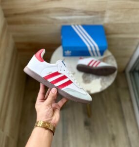 Samba White Red Edtion Sneakers For Boys