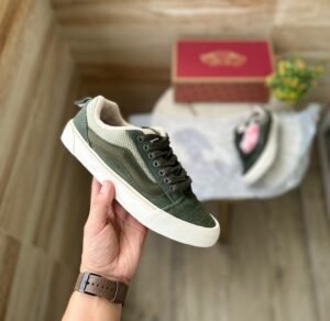 Old Skool Knu Olive Green Unisex Sneakers